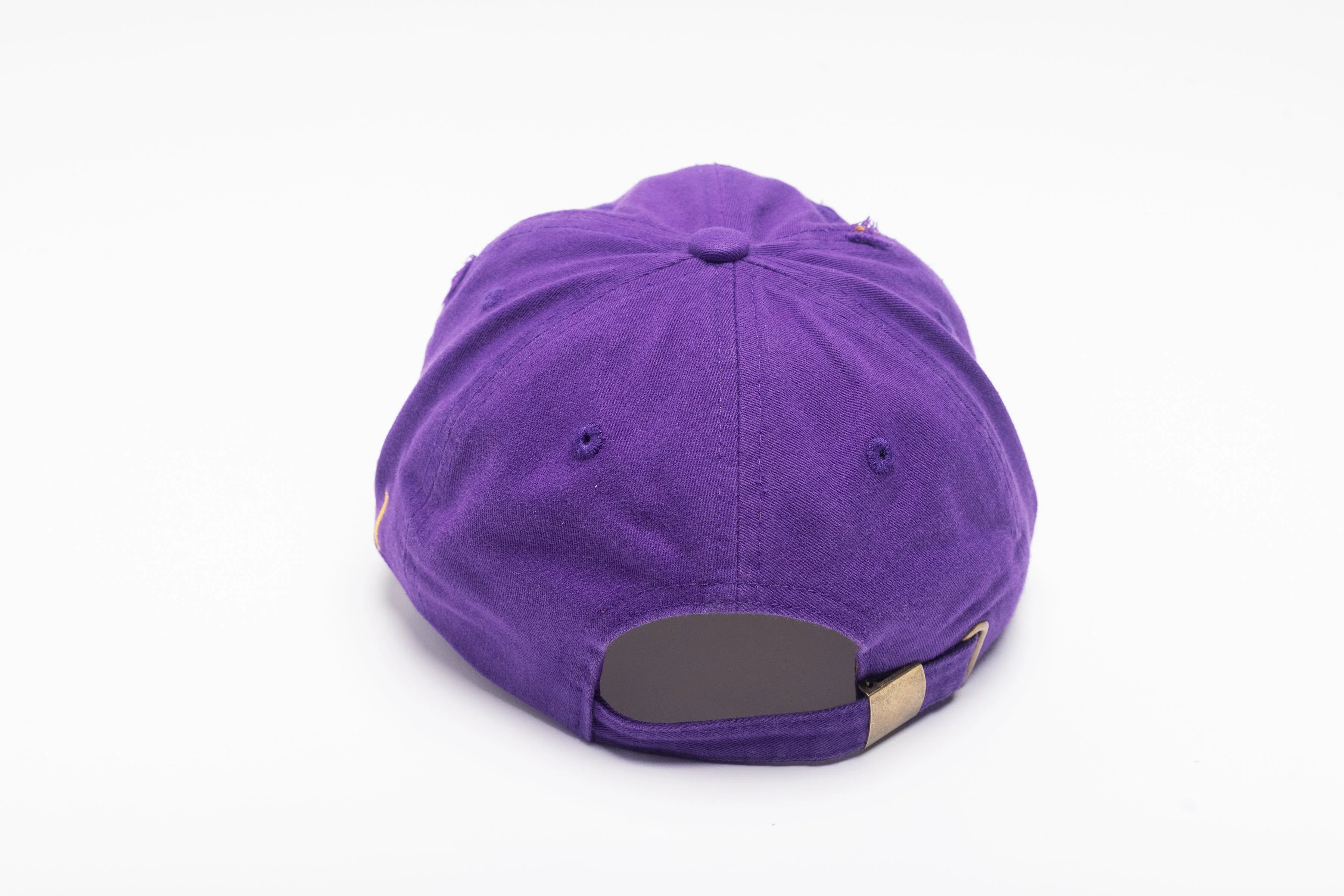 Omega Psi Phi Purple Chenille Cap with Line Number - Image 6